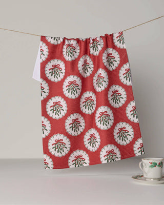 Merry Mistletoe Tea Towel - Olita Gifts & Goods