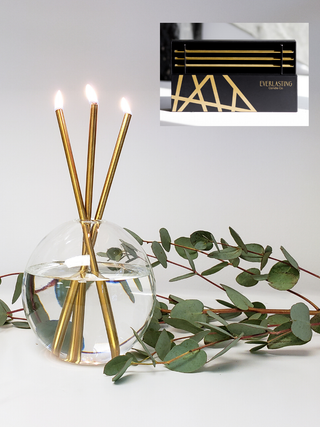 Everlasting Candles – Reusable Steel Oil Candles: Black