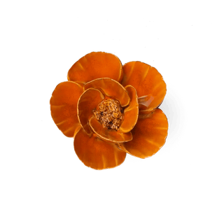 Ceramic Burnt Orange Poppy - Olita Gifts & Goods