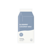 Load image into Gallery viewer, Blueberry Coconut Milk Plant-Based Milk Mask Filled PDQ
