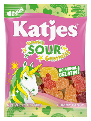 Katjes Sparkly Sour Gummies, 4.9oz, 15ct