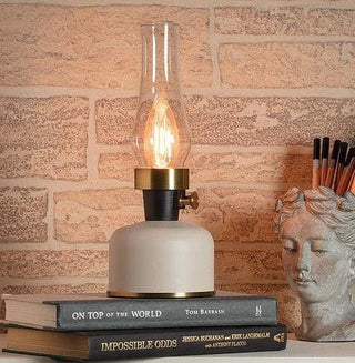 Lantern Lamp: Ivory - Olita Gifts & Goods