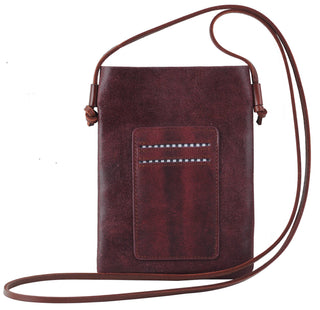 Leather Crossbody Bag | Ready to Go Mini Crossbody: Grey