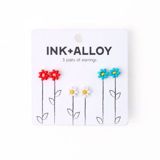 Tina Flower Earrings Sets - Olita Gifts & Goods