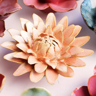 Ceramic Pink Strawflower - Olita Gifts & Goods
