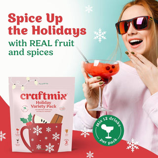 Seasonal Variety Pack Cocktail Mixers - 6 Servings Multipack - Olita Gifts & Goods