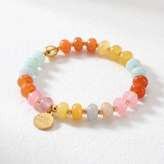 Amber Jade Bloom Bracelet