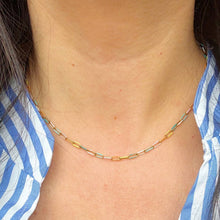 Load image into Gallery viewer, Colorful Paperclip Necklace
