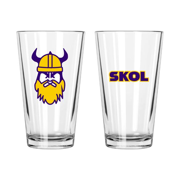 Minnesota Football Pint Glass