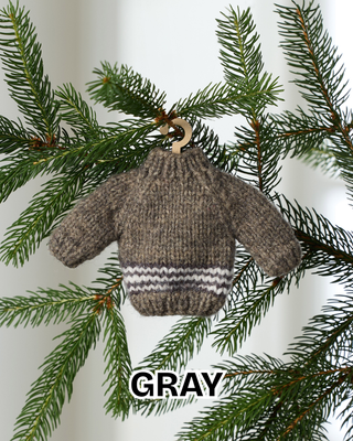 Mini Hand Knit Sweater Garland