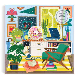 Disco Life 500 Piece Foil Puzzle - Olita Gifts & Goods
