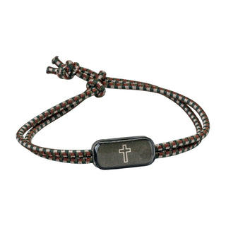 Tap To Pray® Survivor Series Tactical Bracelet: Camo Green + Cross - Olita Gifts & Goods