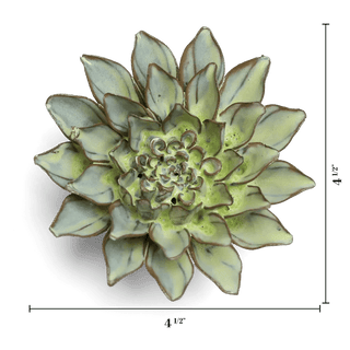 Ceramic Pear Green Calico - Olita Gifts & Goods