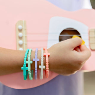 Jesus Bracelets - 5 Packs: Alloy / Small - Olita Gifts & Goods