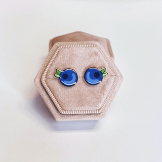 Blueberry Earrings // Summer Earrings - Olita Gifts & Goods