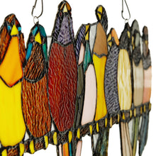 Load image into Gallery viewer, Marisol Birds Stained Glass Panel

