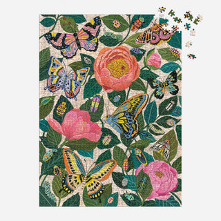 Between the Blooms 1000 Piece Foil Puzzle - Olita Gifts & Goods