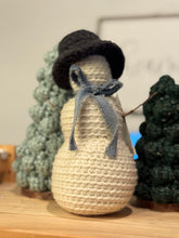 Load image into Gallery viewer, Handmade Crochet Snowmen
