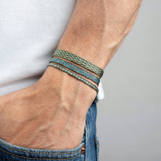 Men's Surfer Waterproof Bracelet | Army Green Bracelet - Olita Gifts & Goods