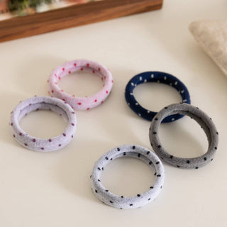 Polka Dot Seamless Hair Tie Set - Olita Gifts & Goods