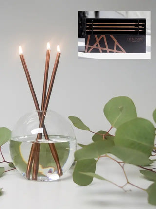 Everlasting Candles – Reusable Steel Oil Candles: Black