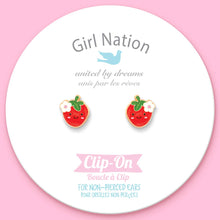 Load image into Gallery viewer, Berry Cute Earrings: Clip On
