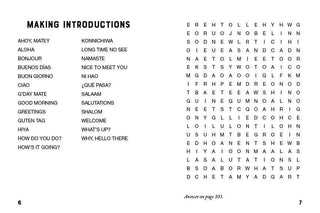 Sip & Solve Mini Word Search Puzzles