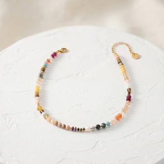 Blush Honey Jade Necklace - Olita Gifts & Goods