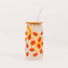 Load image into Gallery viewer, Strawberry Can Glass
