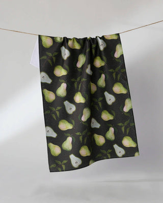 Pearwood Tea Towel: White