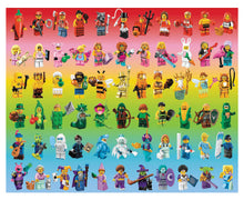 Load image into Gallery viewer, LEGO Minifigure Rainbow 1000-Piece Puzzle
