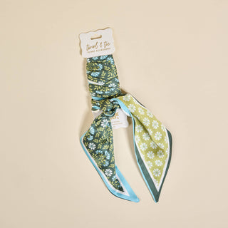 Twilly Scarf –Everbloom Forest Green - Olita Gifts & Goods