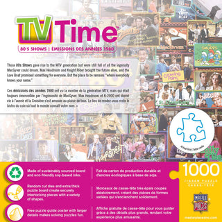 TV Time - 80's Shows 1000 Piece Puzzle