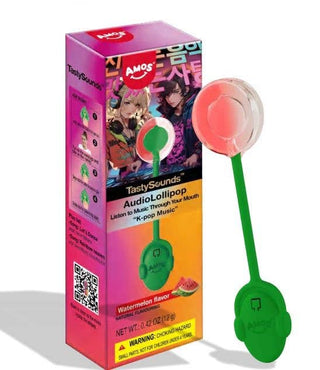 Tasty Sounds - Watermelon Lollipop, K - pop Music, 12ct - Olita Gifts & Goods