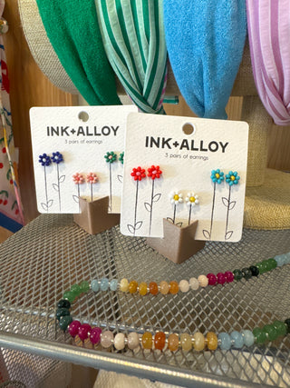 Tina Flower Earrings Sets - Olita Gifts & Goods
