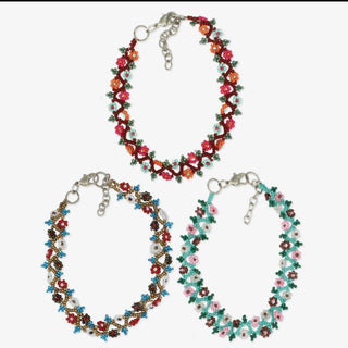 Flower Child Beaded Anklets - Olita Gifts & Goods