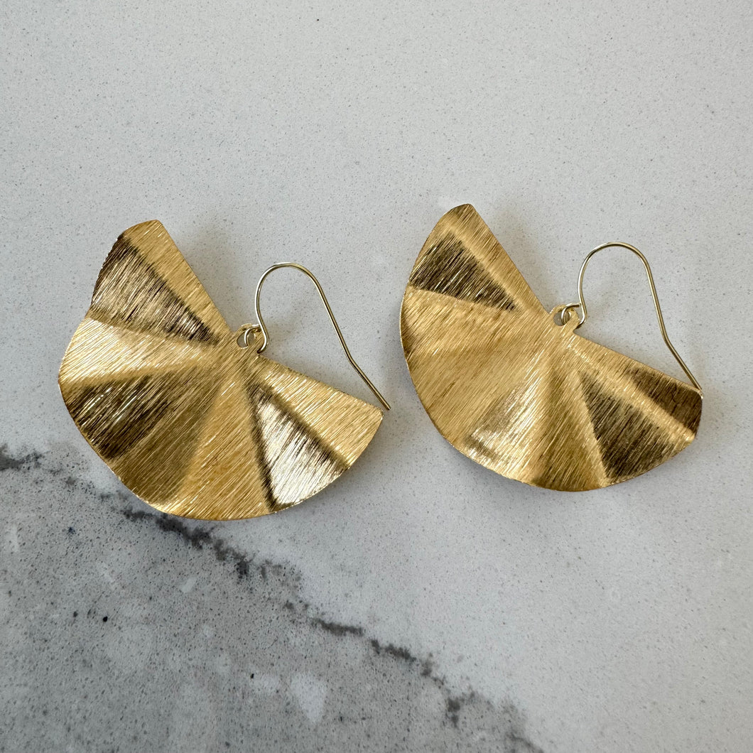 Wavy Fan Earrings