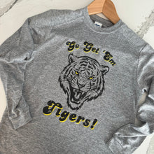 Load image into Gallery viewer, Go Get &#39;Em Tigers Youth Athletic Long Sleeve
