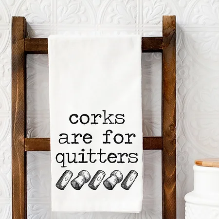 Corks Tea Towel