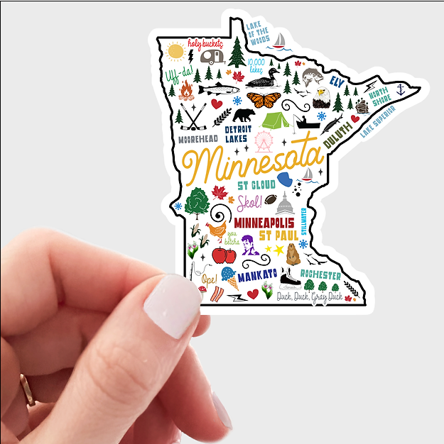Minnesota Icon Sticker
