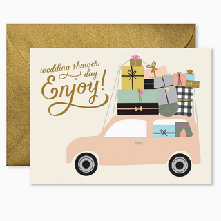 Bridal Shower Car Card