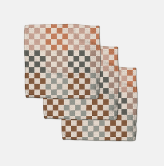 Autumn Checkers Dishcloth Set - Olita Gifts & Goods