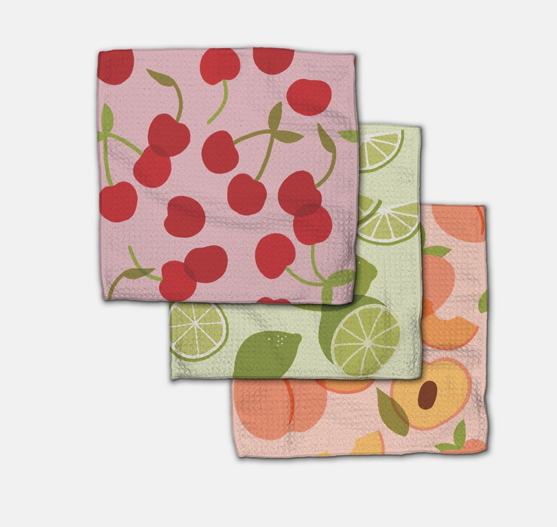 Fruit Fun Dishcloth Set