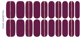 Mulberry Spice Nail Wraps - Olita Gifts & Goods