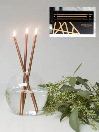 Everlasting Candles – Reusable Steel Oil Candles: Copper