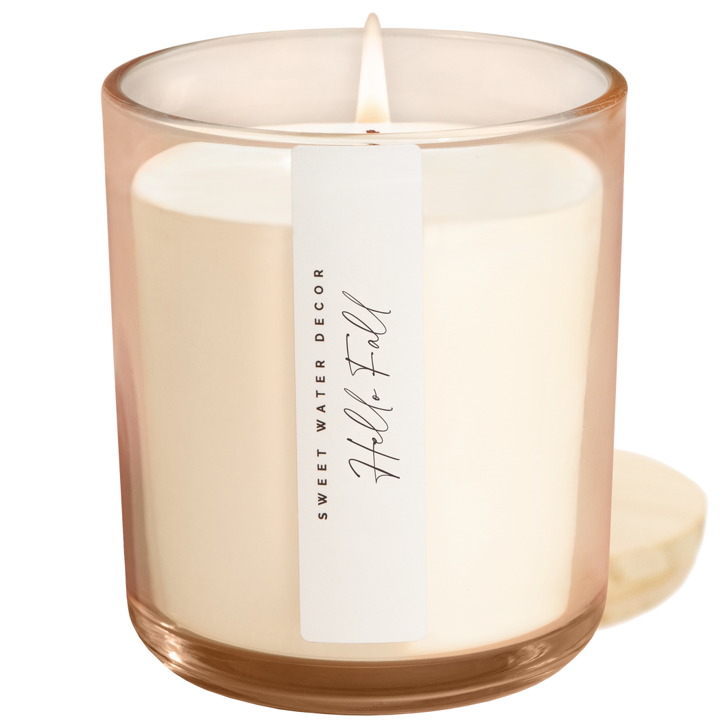 Hello Fall Candle