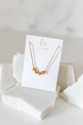 Hazel Necklace 18k plated - Olita Gifts & Goods