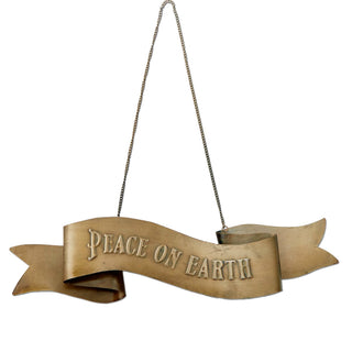 Peace On Earth Hanging Sign - Olita Gifts & Goods