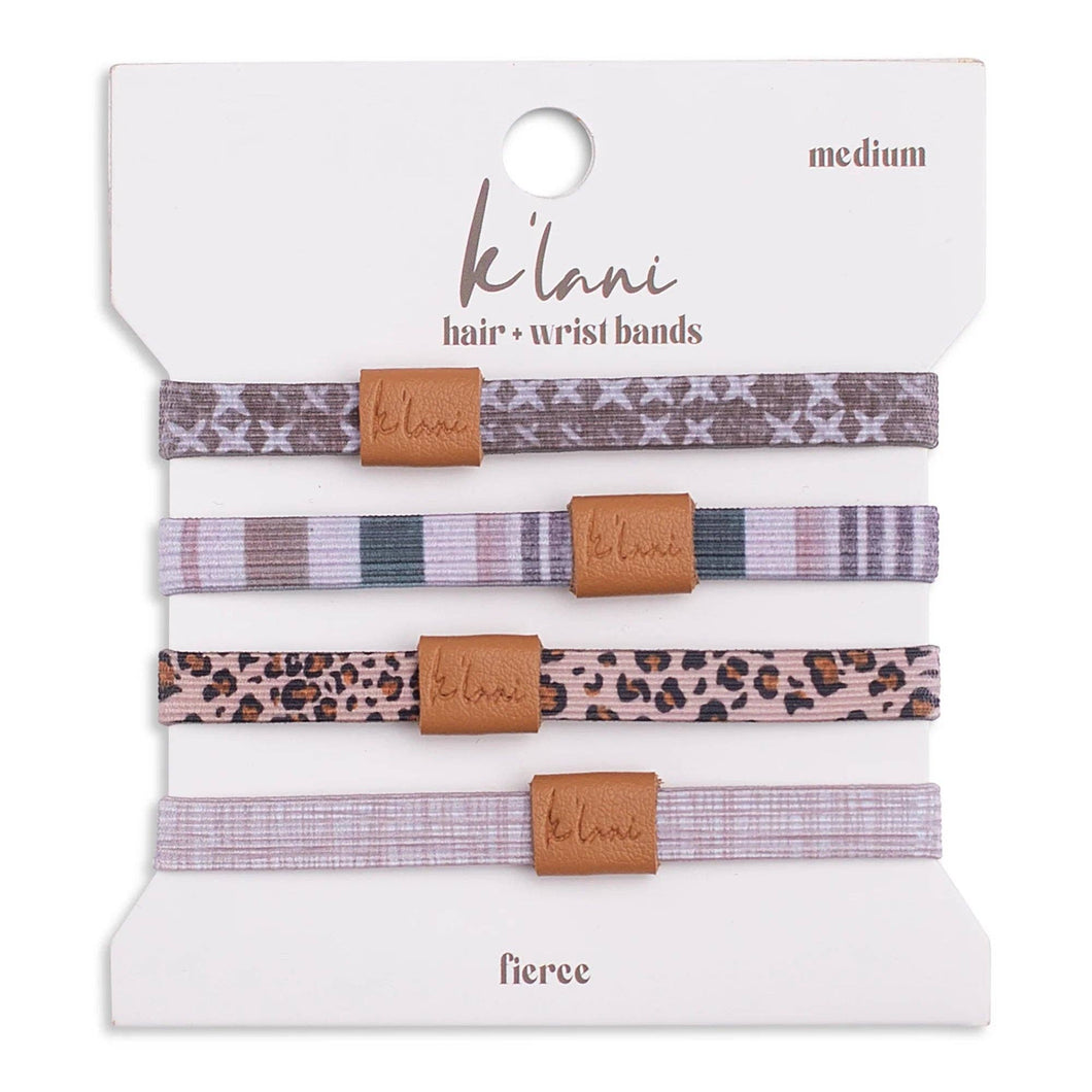 Fierce - Hair + Wrist Band: Medium