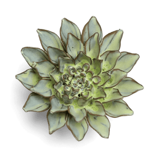 Ceramic Pear Green Calico - Olita Gifts & Goods